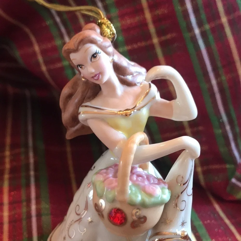 Brand New Lenox Disney Showcase Princess Belle Christmas Tree Ornament